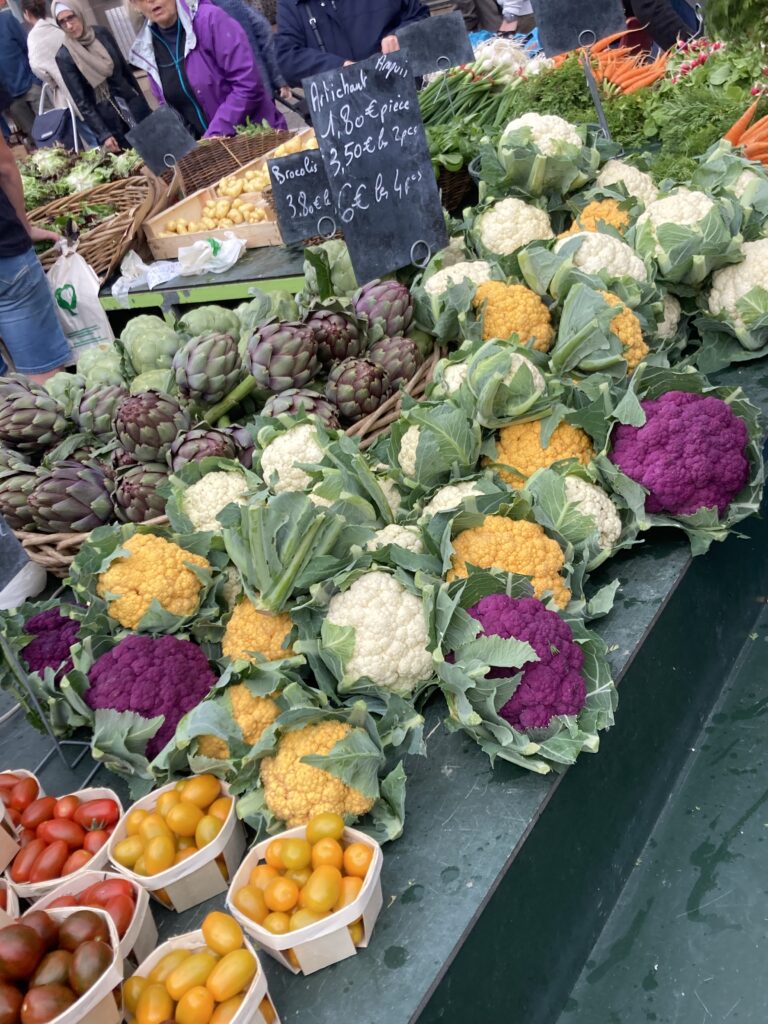 Visite du marché de Vienne